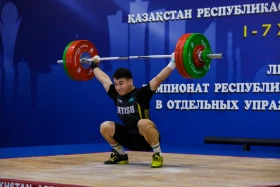 Ақжол Құрманбек ауыр атлетикадан Қазақстанның жаңа чемпионы атанды - фото 34