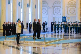 President Tokayev welcomes Masoud Pezeshkian in Akorda - photo 6