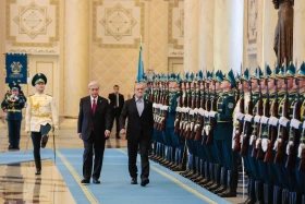President Tokayev welcomes Masoud Pezeshkian in Akorda - photo 8