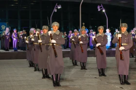 Плац-концерт к 115-летию Бауыржана Момышулы состоялся в Астане - фото 1
