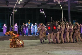 A drill concert marking the 115th anniversary of Bauyrzhan Momyshuly was held in Astana - photo 5