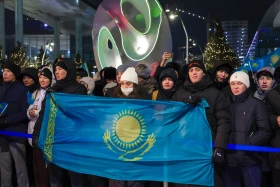 A drill concert marking the 115th anniversary of Bauyrzhan Momyshuly was held in Astana - photo 4