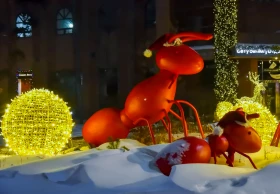 Festive decoration of the capital for the New Year - photo 2
