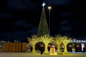 Festive decoration of the capital for the New Year - photo 14