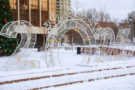 Festive decoration of the capital for the New Year - photo 20