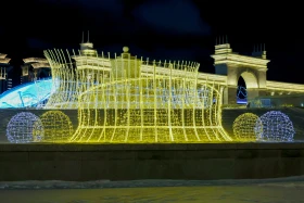 Festive decoration of the capital for the New Year - photo 25