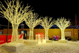 Festive decoration of the capital for the New Year - photo 43