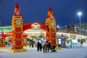 Festive decoration of the capital for the New Year - photo 49