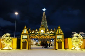 Festive decoration of the capital for the New Year - photo 58