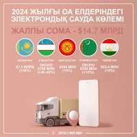 Объем электронной торговли в странах ЦА в 2024 году - фото 1