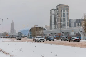 A storm warning has been issued in Astana - photo 6