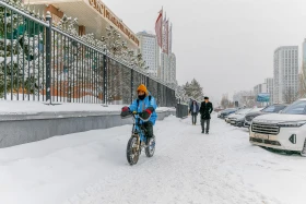 A storm warning has been issued in Astana - photo 8