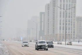 A storm warning has been issued in Astana - photo 10