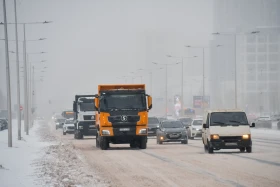 A storm warning has been issued in Astana - photo 11
