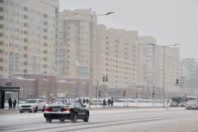 A storm warning has been issued in Astana - photo 12