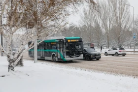 A storm warning has been issued in Astana - photo 13