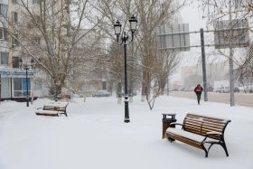 A storm warning has been issued in Astana - photo 14