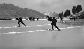 High-mountain ice rink on the day of the competition - photo 2