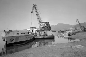 Construction of the Bukhtarma Hydroelectric Power Plant - photo 4