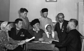 Alma-Ata, 1957. A Group of Delegates - photo 3