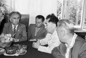 Alma-Ata, 1957. Foreign Delegation - photo 2