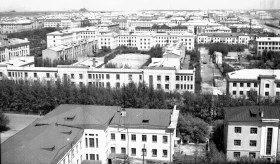 Общий вид города Караганда, 1957 год - фото 1