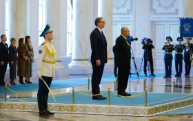 Serbian President Aleksandar Vučić arrives at Akorda - photo 5