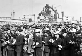 Темиртау: строители на подготовке к Пленуму ЦК КПСС — 1959 - фото 1