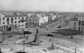 View of Vokzal Street of the city of Zhezkazgan - photo 1