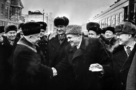 Встречи Н.С. Хрущева в Целинограде,1961 - фото 1