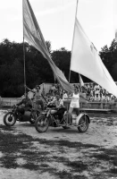 Motorcyclists as flag bearers - photo 1