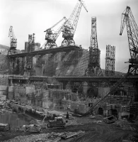 Construction of the Bukhtarma Hydroelectric Power Plant - photo 5