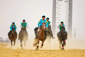 The kokpar tournament in Turkestan brought a special festive atmosphere to the country - photo 3