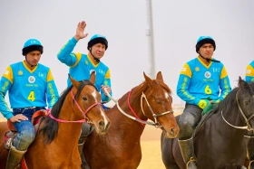 The kokpar tournament in Turkestan brought a special festive atmosphere to the country - photo 17