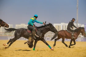 The kokpar tournament in Turkestan brought a special festive atmosphere to the country - photo 13