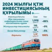 2024 жылғы ҚТЖ инвестициясының құрылымы - фото 1