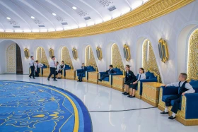 Сто школьников из регионов Казахстана посетили Акорду - фото 16
