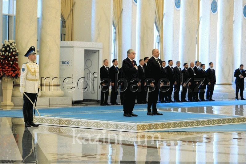 Kassym-Jomart Tokayev met with the President of Azerbaijan in Akorda - photo 1