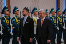 Президент Черногории прибыл в Астану - фото 6