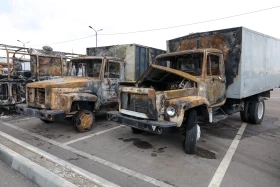 Өртке оранған автокөліктер мен Алматы әкімдігі - фото 16