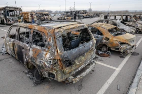 Өртке оранған автокөліктер мен Алматы әкімдігі - фото 20