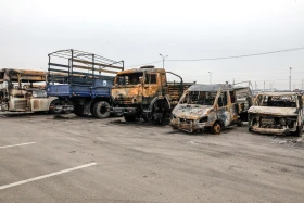 Өртке оранған автокөліктер мен Алматы әкімдігі - фото 23