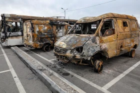 Өртке оранған автокөліктер мен Алматы әкімдігі - фото 43