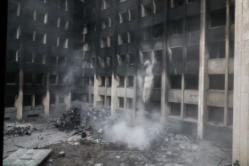 Өртке оранған автокөліктер мен Алматы әкімдігі - фото 45