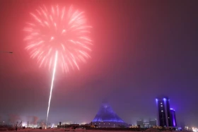 Елордалықтар жаңа жылдық отшашуды тамашалады - фото 4