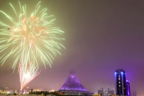 Елордалықтар жаңа жылдық отшашуды тамашалады - фото 6