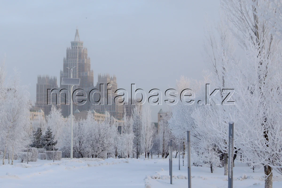 Зимние пейзажи Астаны - фото 1