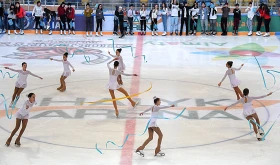 Алматыда “Youth-2019”  конькимен жаппай сырғанау - фото 9