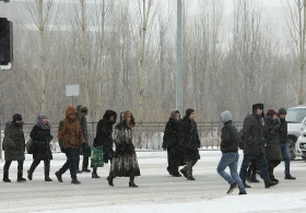 Астанадағы қытымыр қыс - фото 8