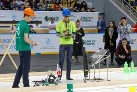 Алматыда студенттер арасында робототехникадан жарыс өтті - фото 1